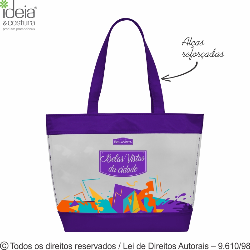 Sacolas de PVC personalizadas que fortalecem sua marca