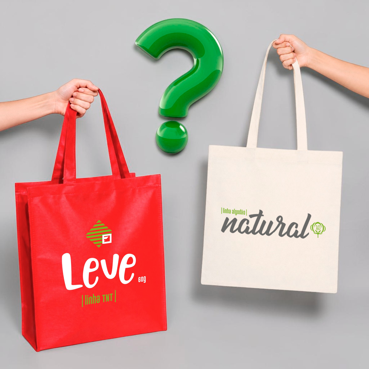 Ecobag de tnt ou algodão: qual entrega melhor custo-benefício? 