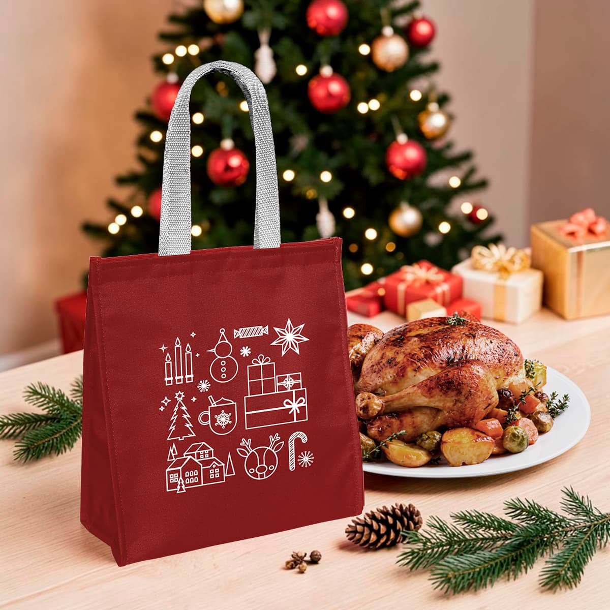 Bolsas térmicas personalizadas para eventos e brindes de marca 