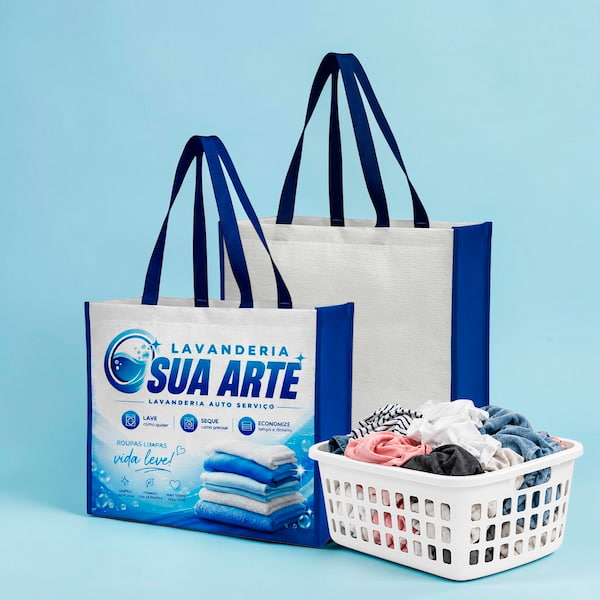Sacolas personalizadas para lavanderia direto da fábrica: conheça as vantagens