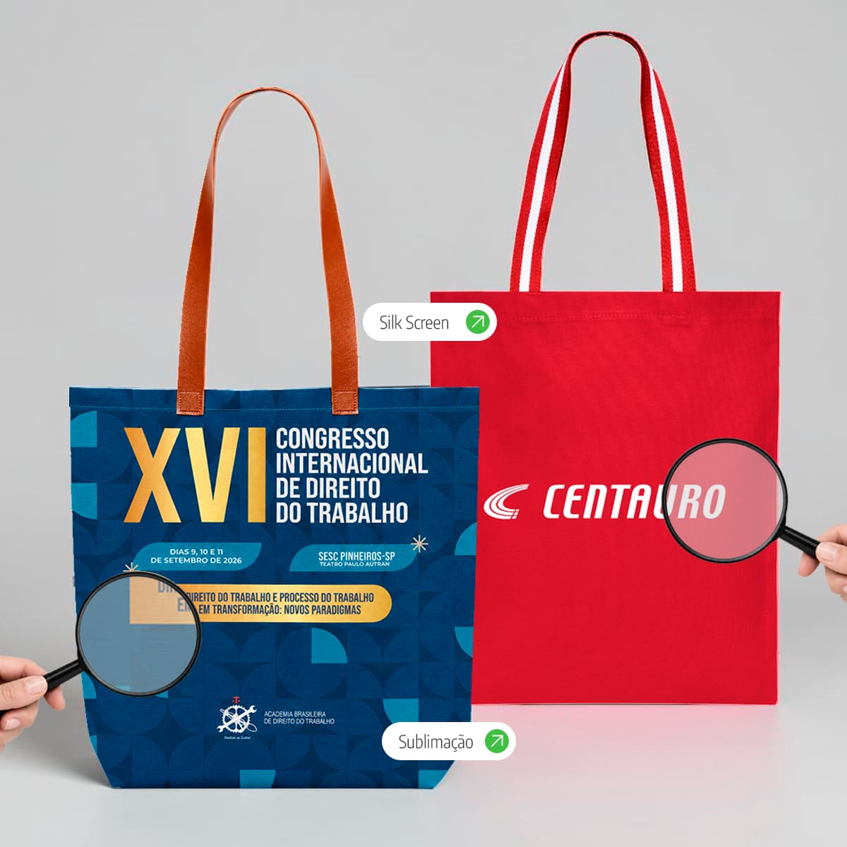 Silk ou sublimação: qual o melhor para bolsas? 